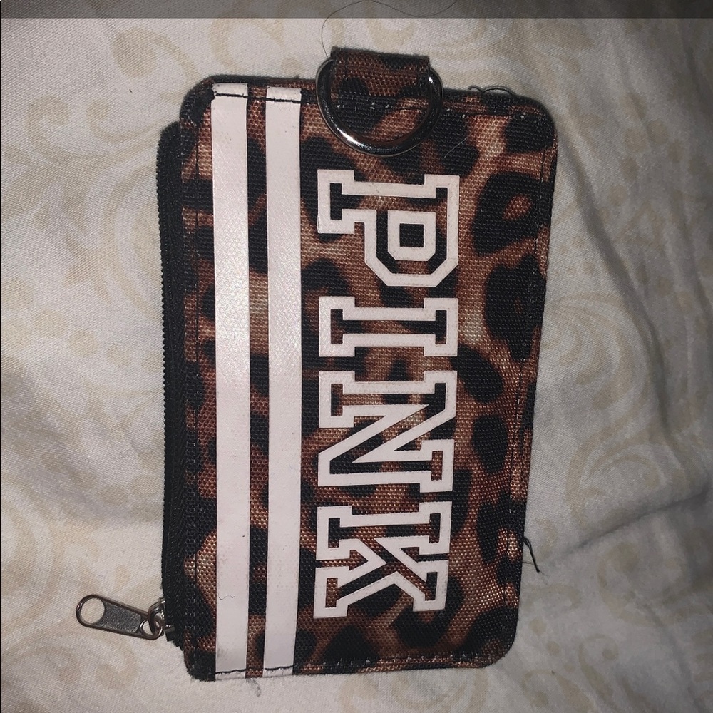 PINK Victoria’s Secret lanyard cheetah print